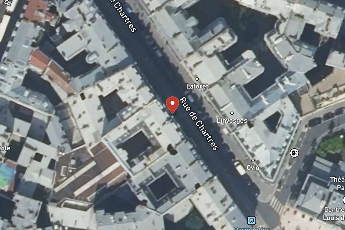 Vue satellite — 17 Rue de Chartres