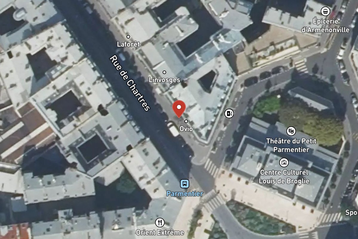 Vue satellite — 18 Rue de Chartres