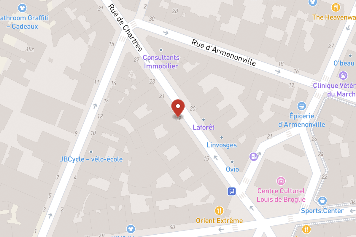 Plan de situation — 19 Rue de Chartres