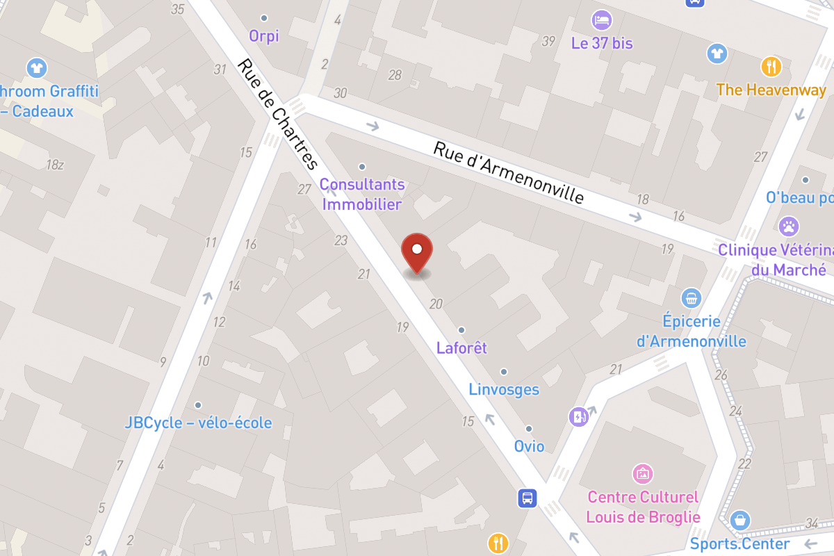 Plan de situation — 20BIS Rue de Chartres