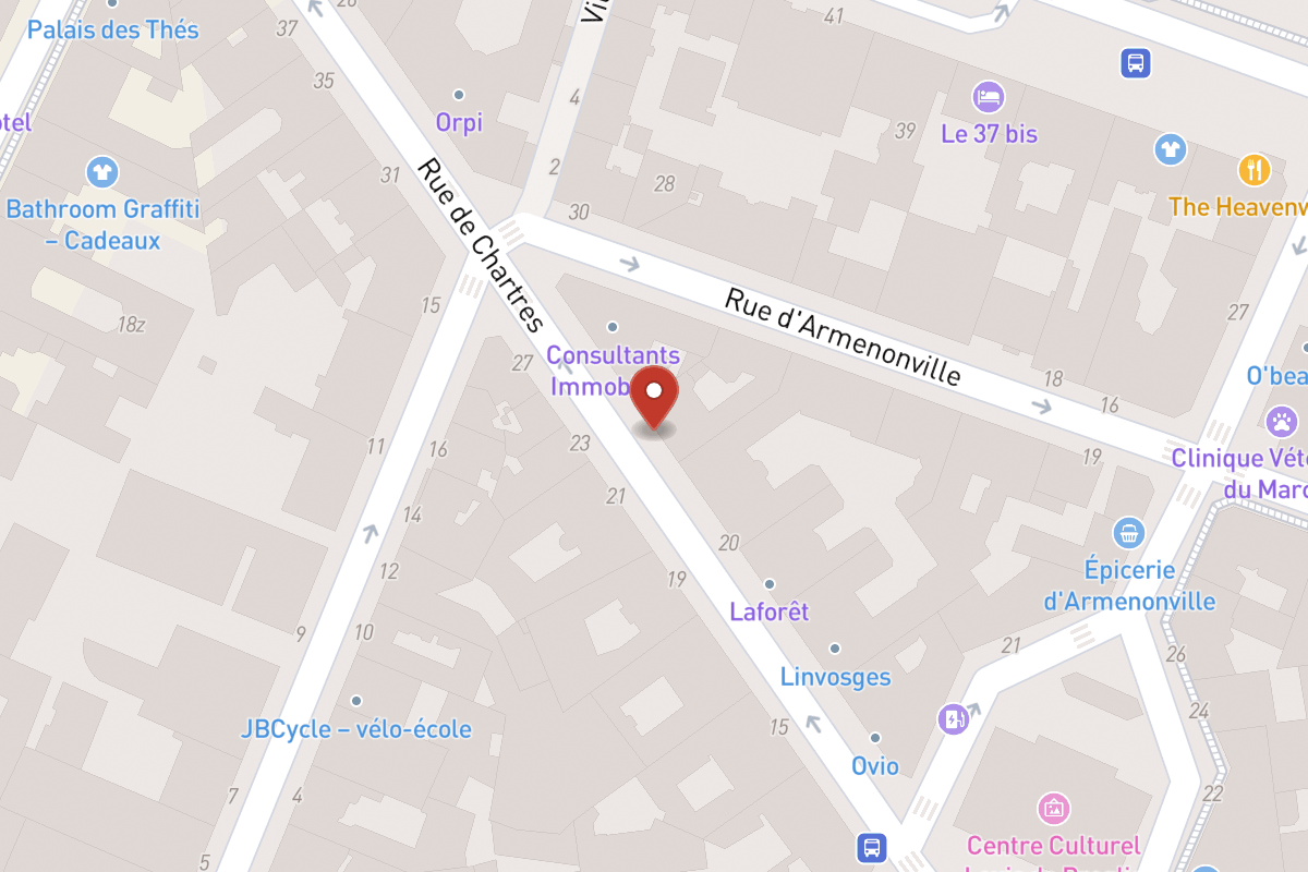 Plan de situation — 22 Rue de Chartres