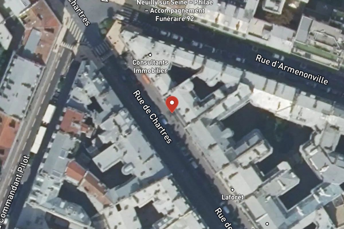Vue satellite — 22 Rue de Chartres