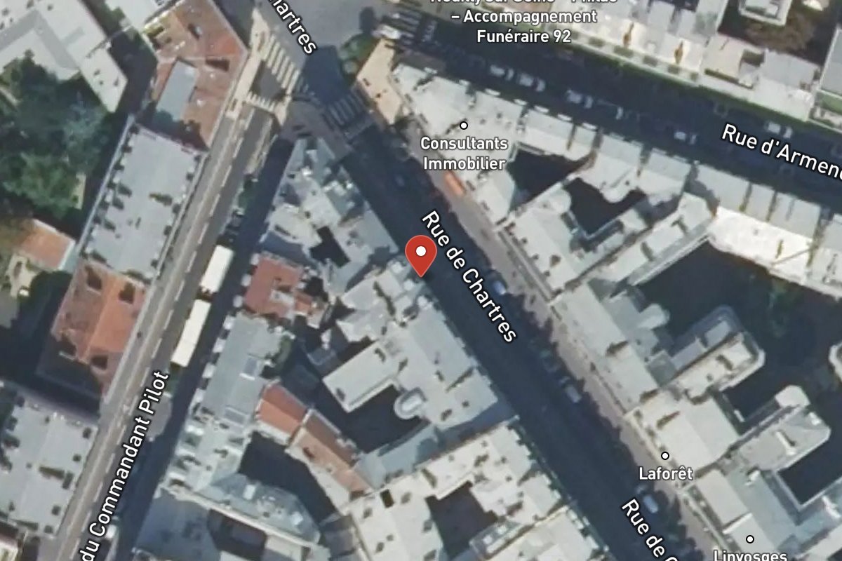 Vue satellite — 23 Rue de Chartres