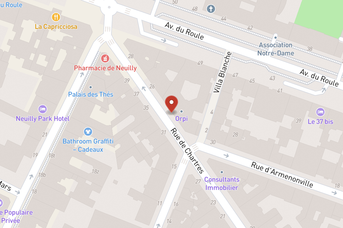 Plan de situation — 24 Rue de Chartres
