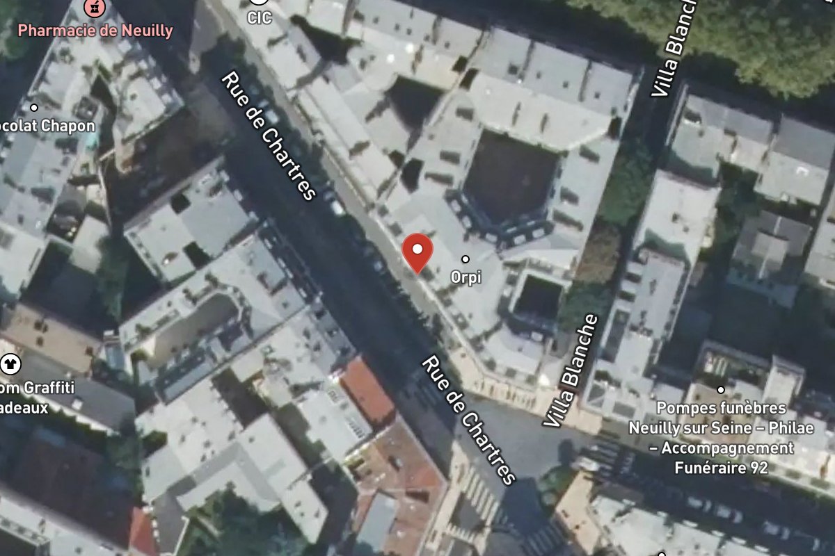 Vue satellite — 24 Rue de Chartres