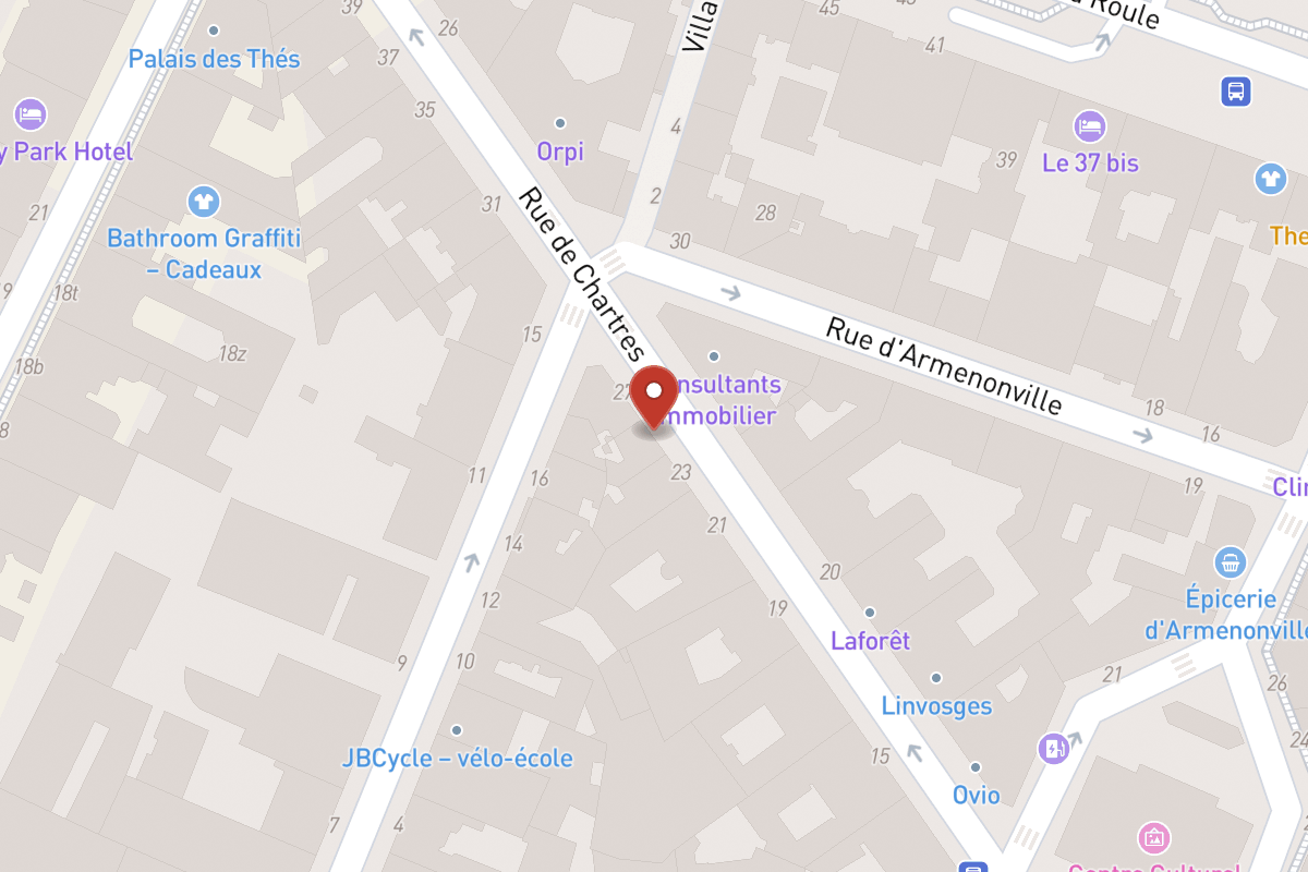 Plan de situation — 25 Rue de Chartres
