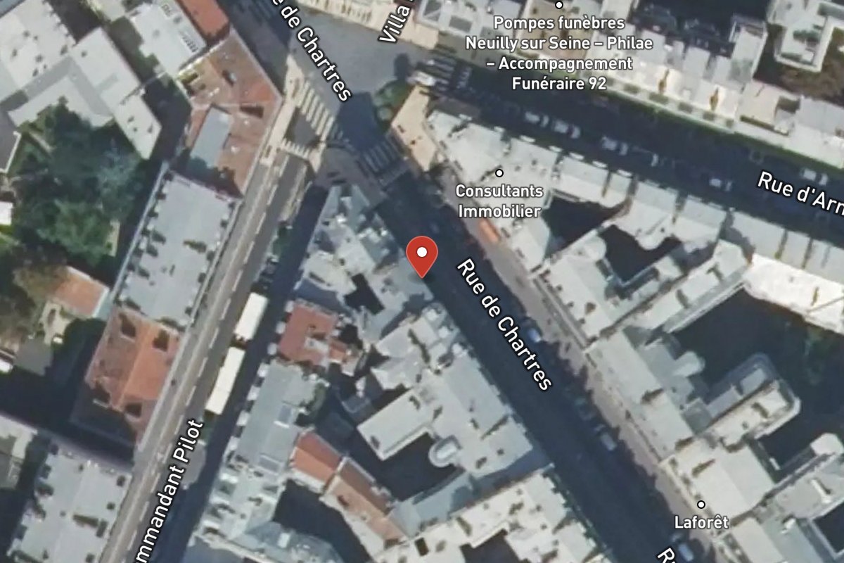 Vue satellite — 25 Rue de Chartres