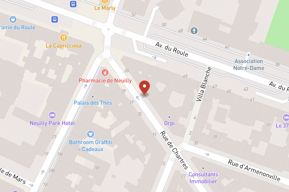 Plan de situation — 26 Rue de Chartres