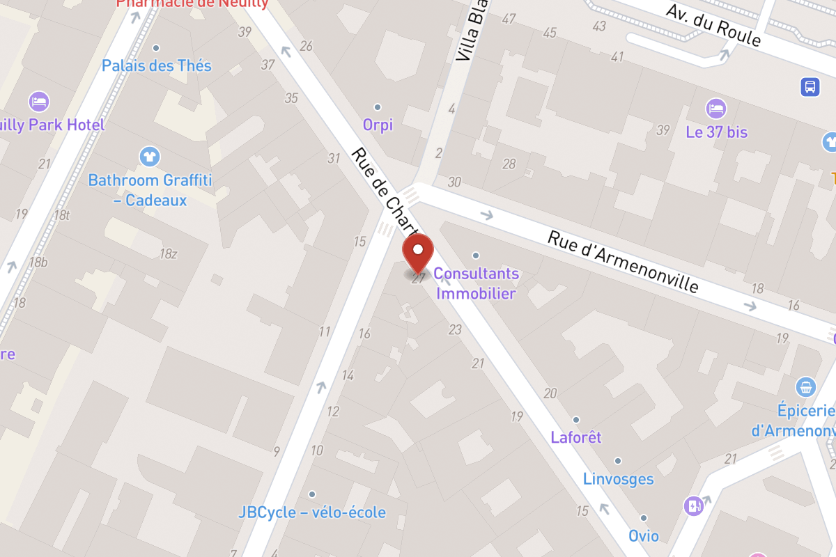 Plan de situation — 27 Rue de Chartres