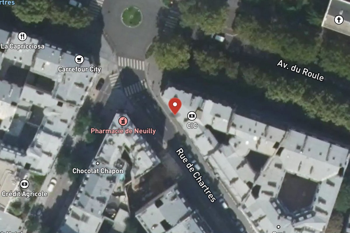 Vue satellite — 28 Rue de Chartres