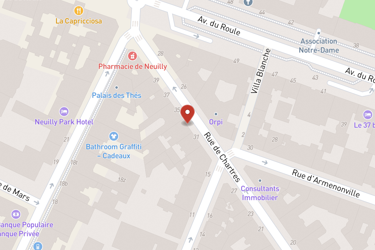 Plan de situation — 33 Rue de Chartres