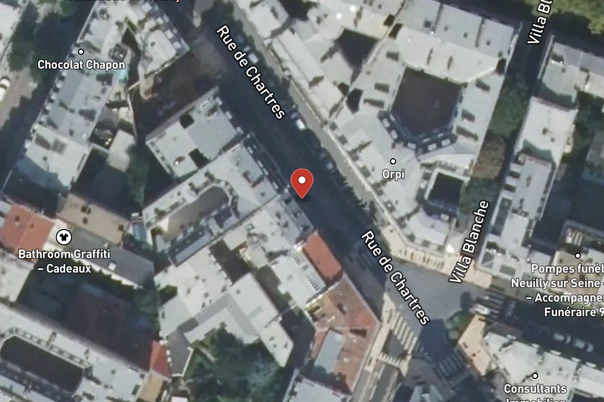 Vue satellite — 33 Rue de Chartres