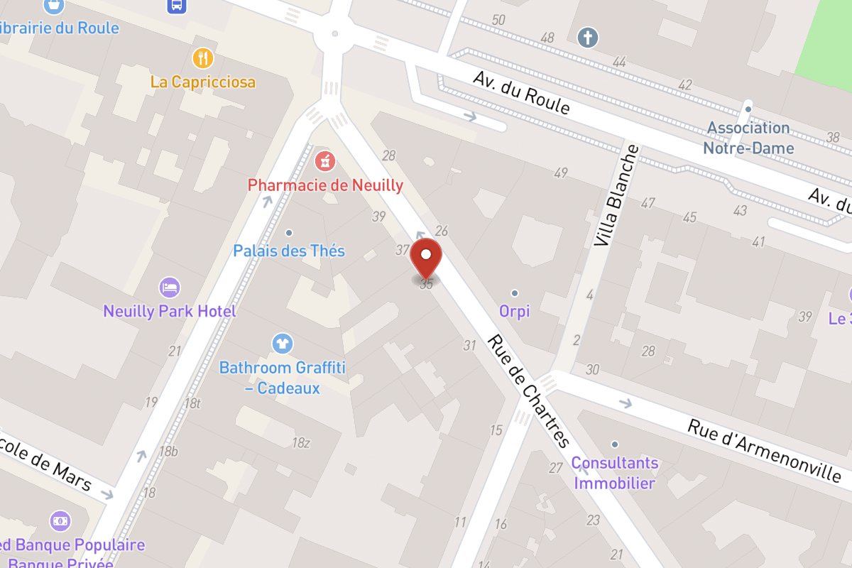 Plan de situation — 35 Rue de Chartres