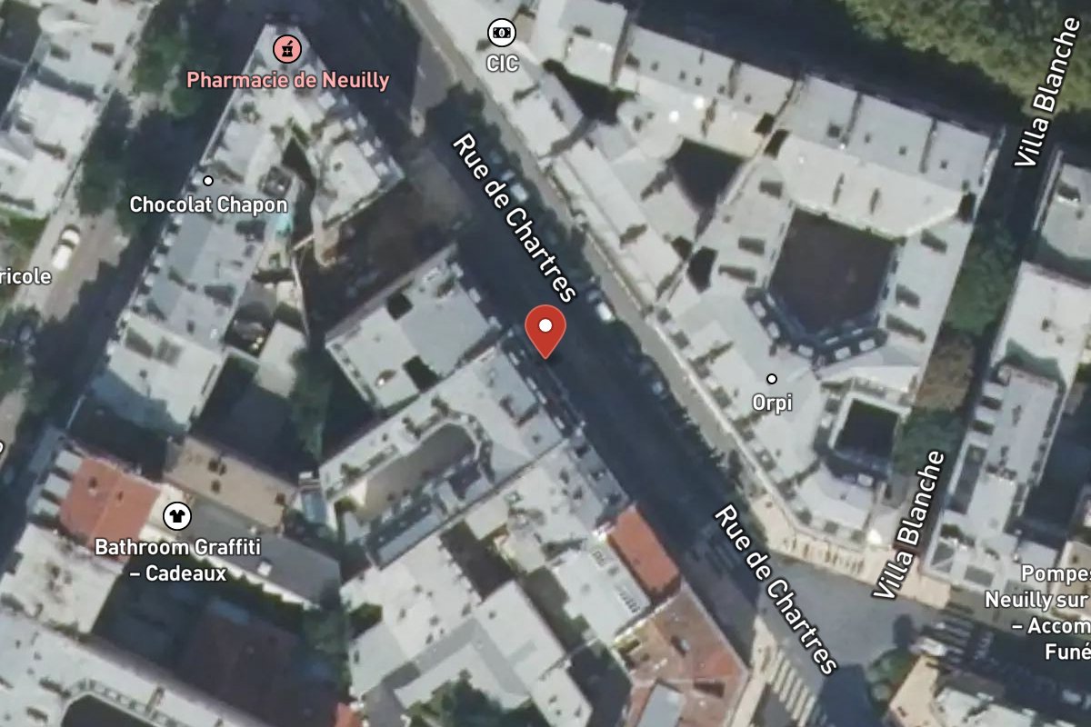 Vue satellite — 35 Rue de Chartres