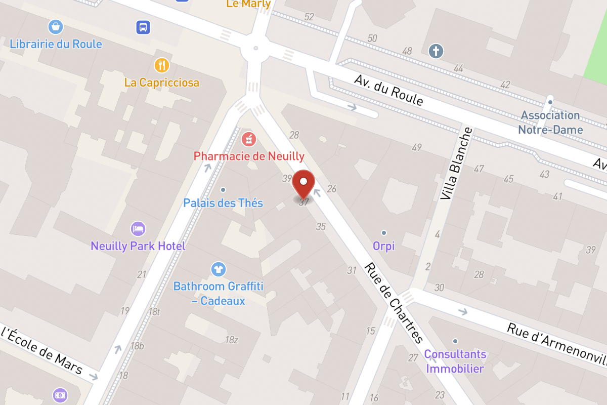 Plan de situation — 37 Rue de Chartres