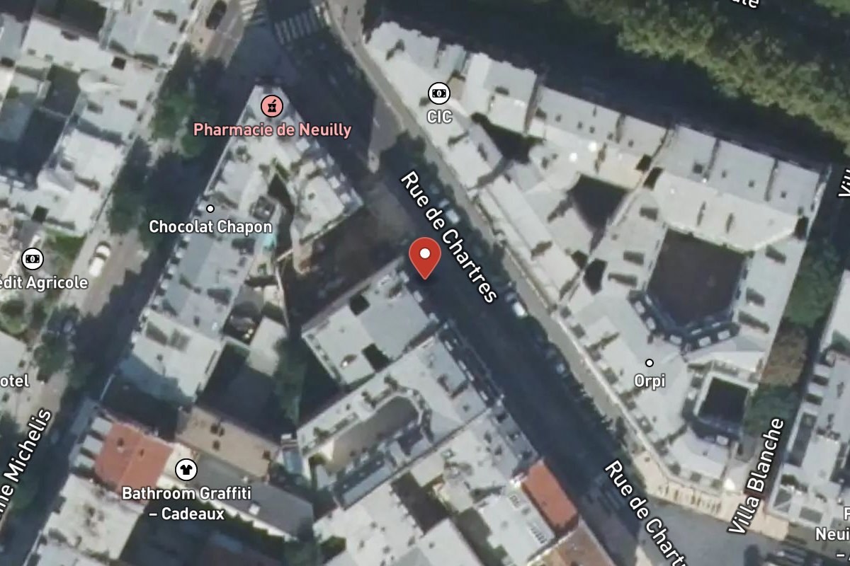 Vue satellite — 37 Rue de Chartres