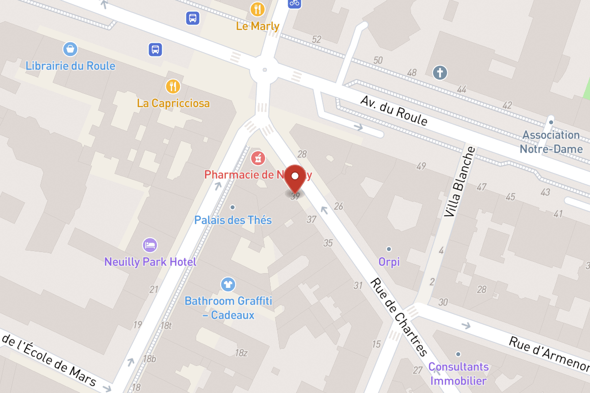Plan de situation — 39 Rue de Chartres