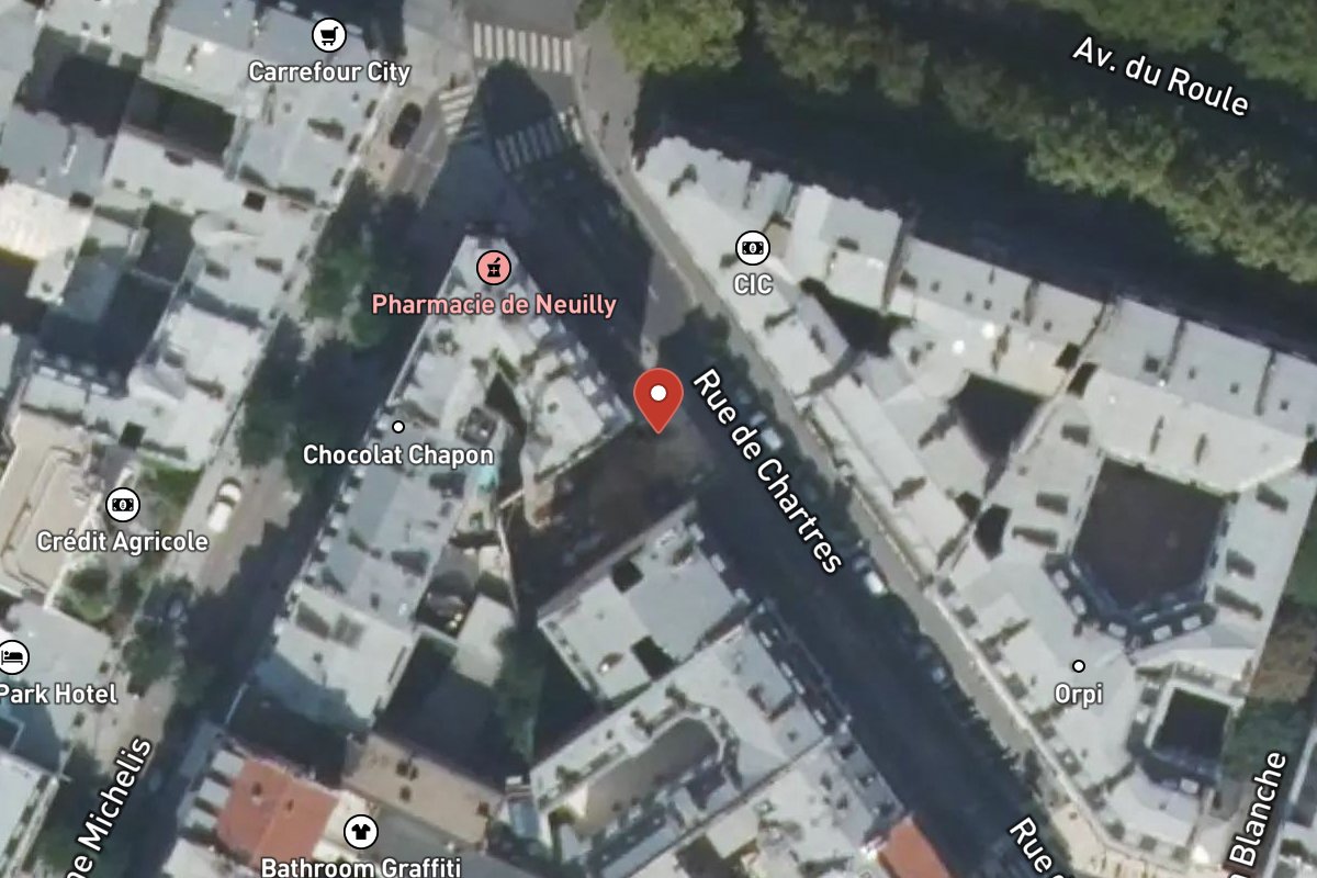 Vue satellite — 39 Rue de Chartres