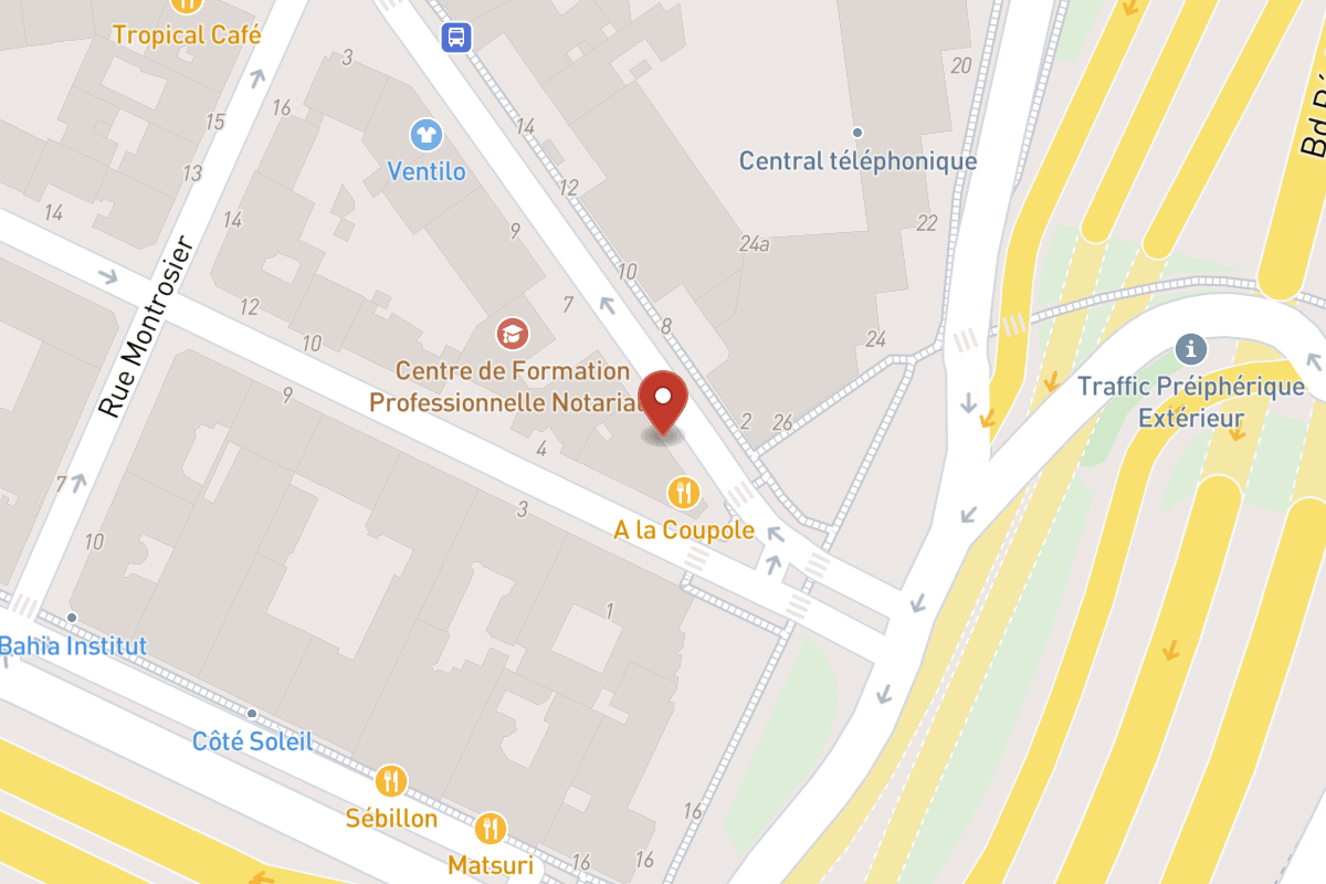 Plan de situation — 3 Rue de Chartres