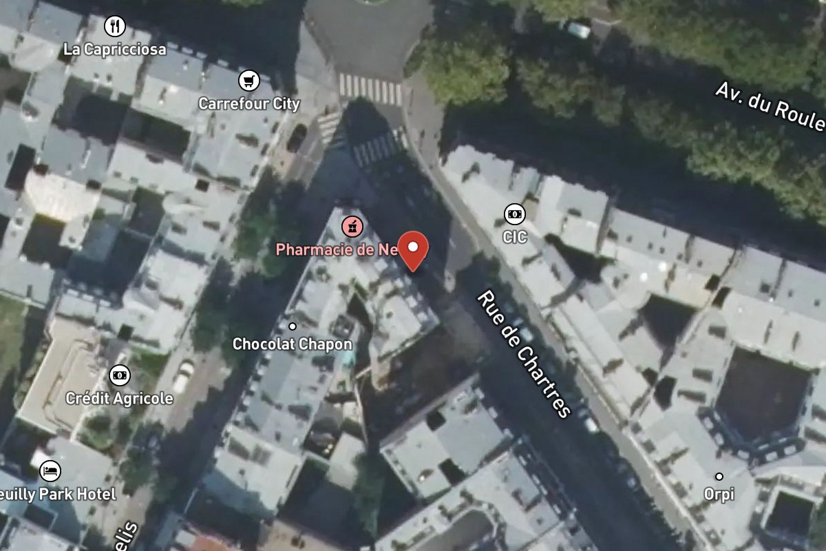 Vue satellite — 41 Rue de Chartres
