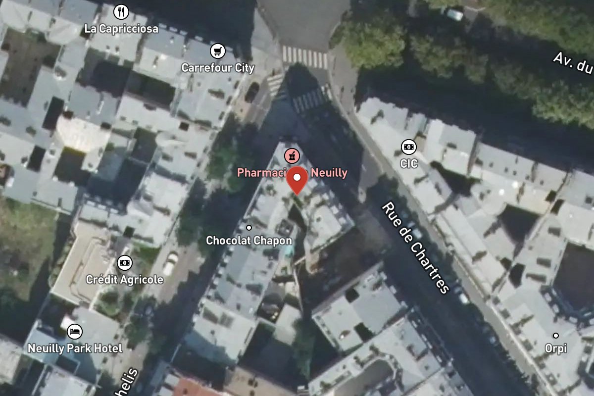 Vue satellite — 43 Rue de Chartres