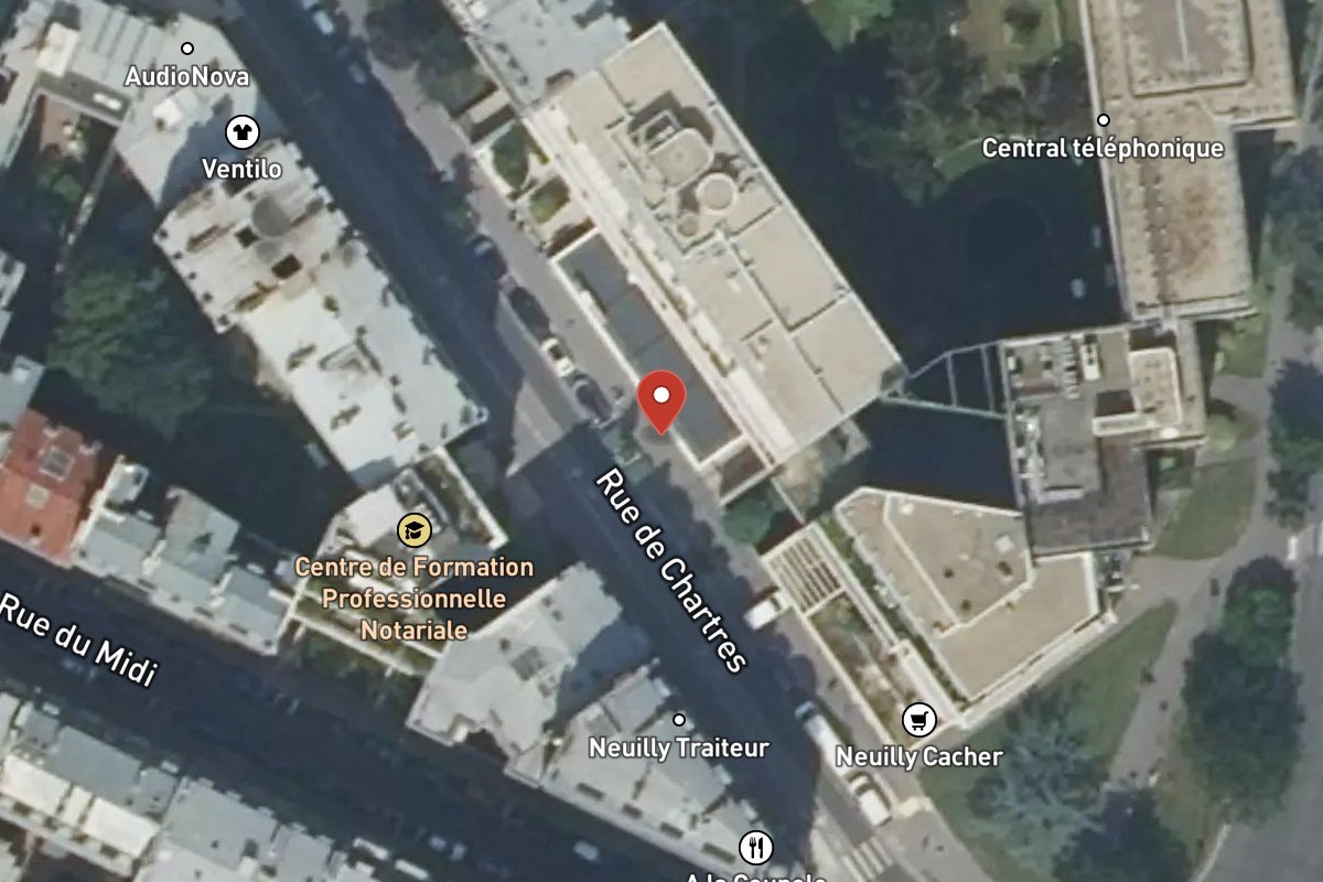 Vue satellite — 6 Rue de Chartres