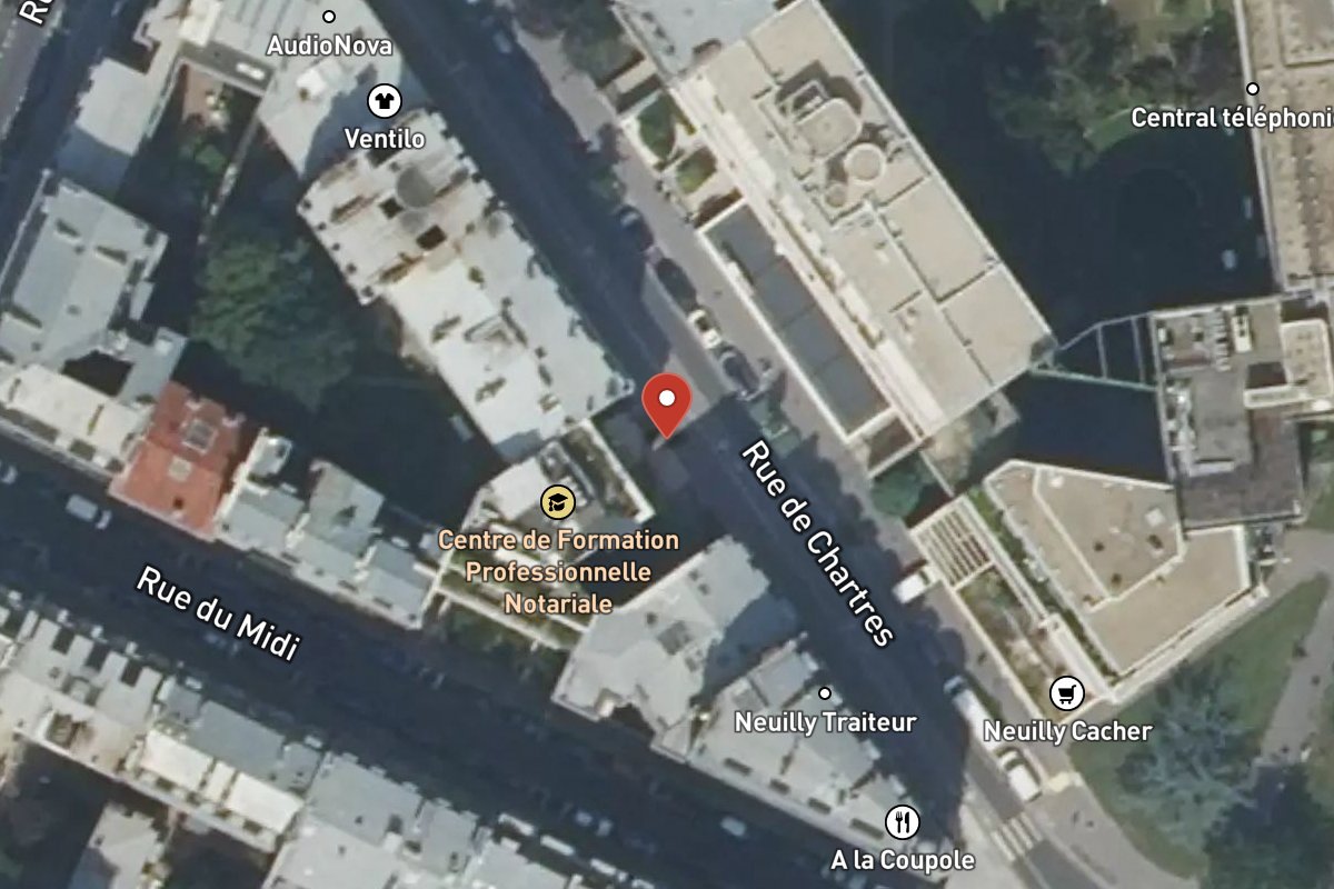 Vue satellite — 7 Rue de Chartres