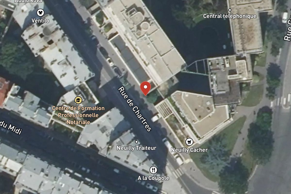 Vue satellite — 8 Rue de Chartres