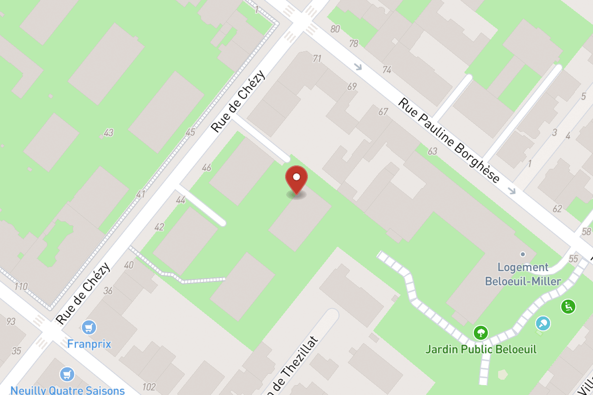 Plan de situation — 10 Rue de Chézy