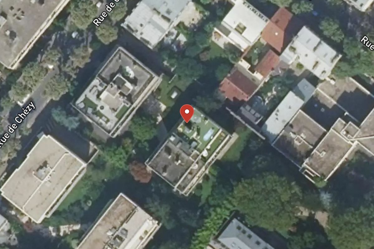 Vue satellite — 10 Rue de Chézy
