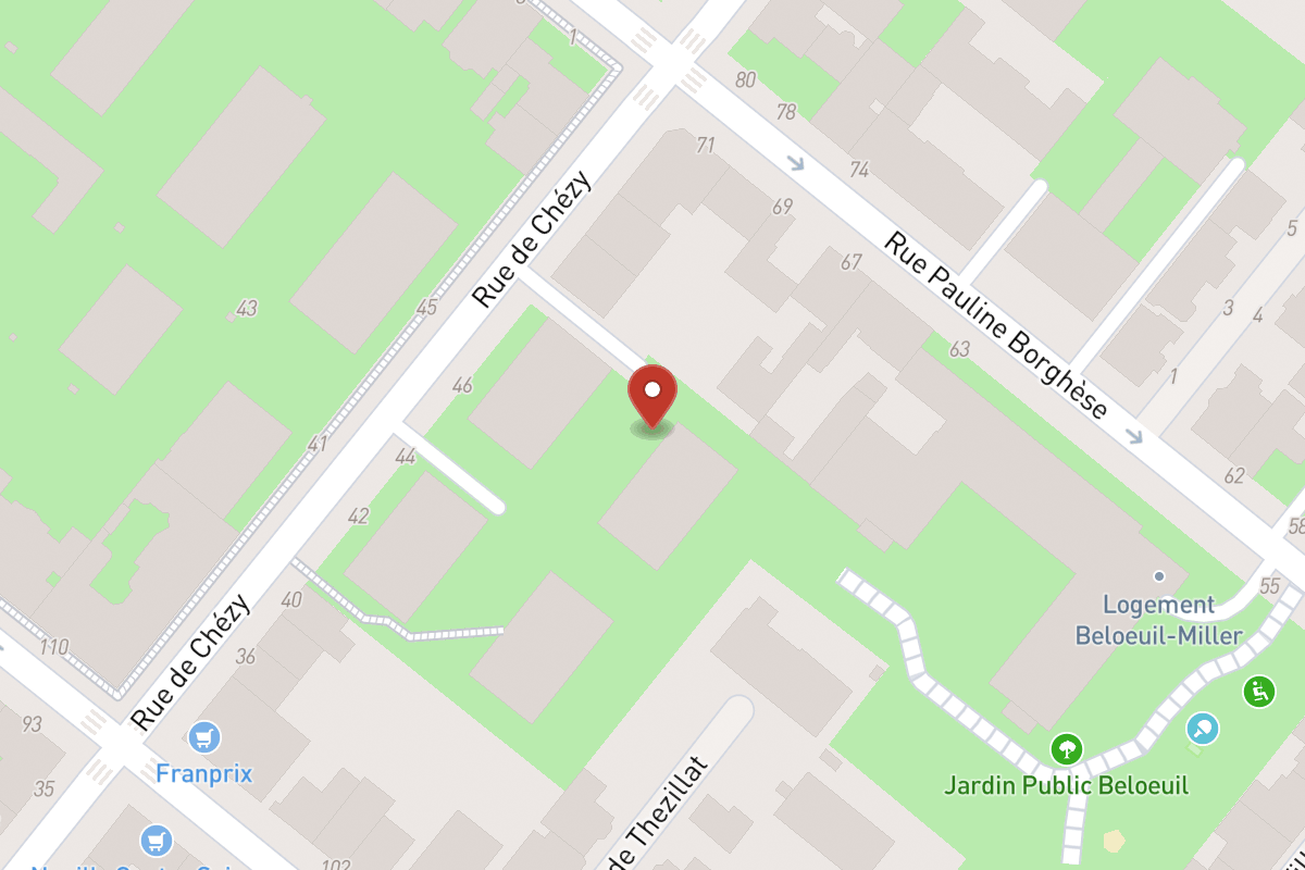 Plan de situation — 11 Rue de Chézy