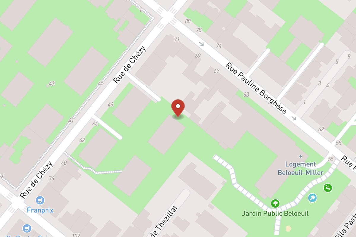 Plan de situation — 12 Rue de Chézy