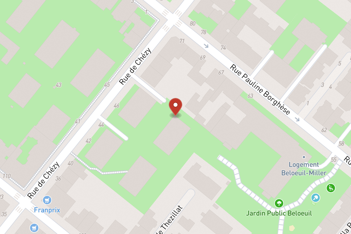 Plan de situation — 13 Rue de Chézy