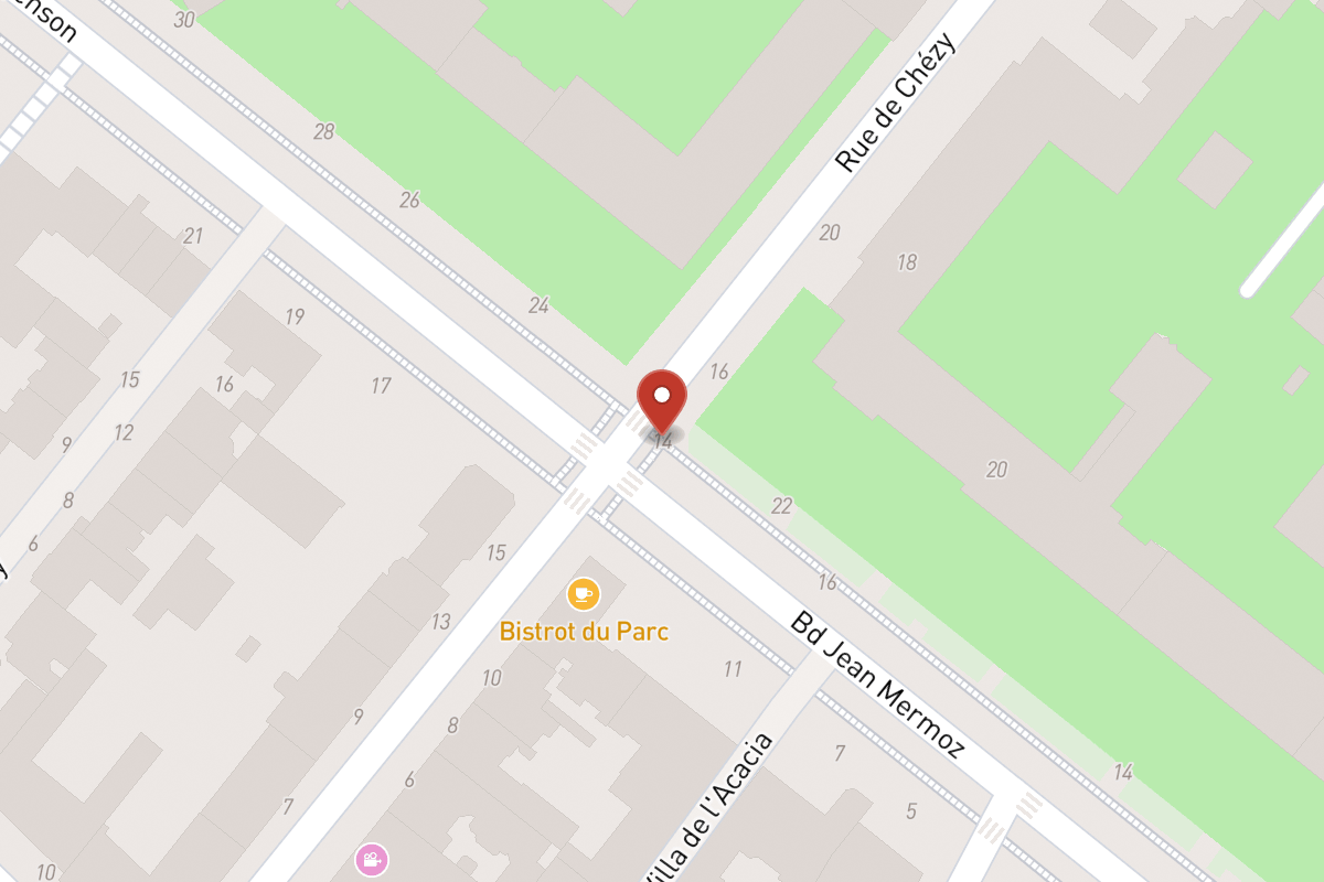 Plan de situation — 14 Rue de Chézy