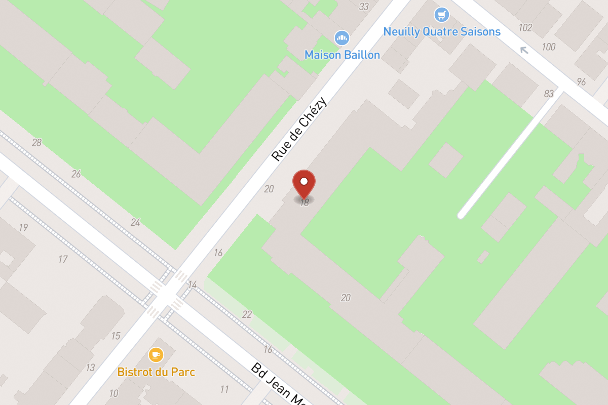 Plan de situation — 18 Rue de Chézy
