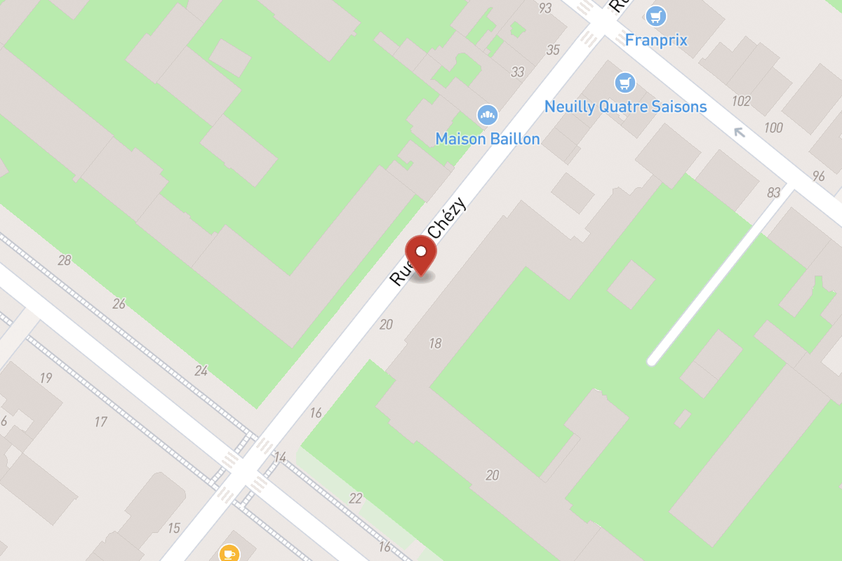 Plan de situation — 22 Rue de Chézy