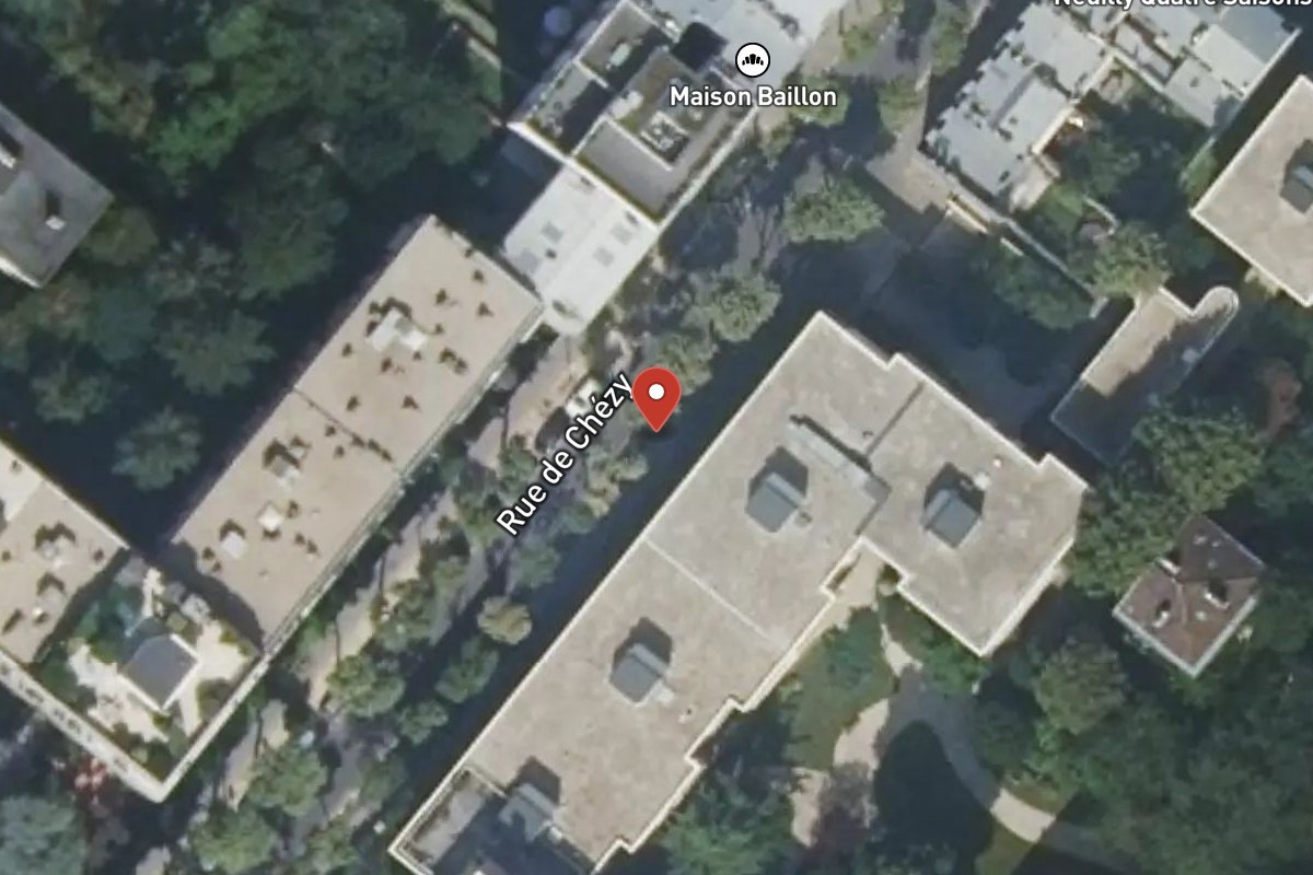 Vue satellite — 24 Rue de Chézy