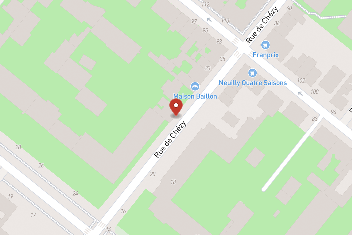 Plan de situation — 25 Rue de Chézy