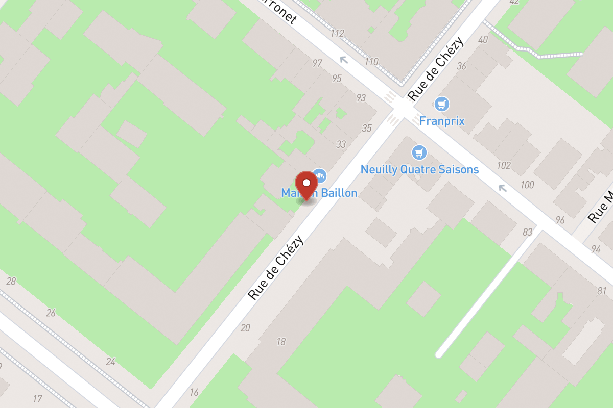 Plan de situation — 27 Rue de Chézy