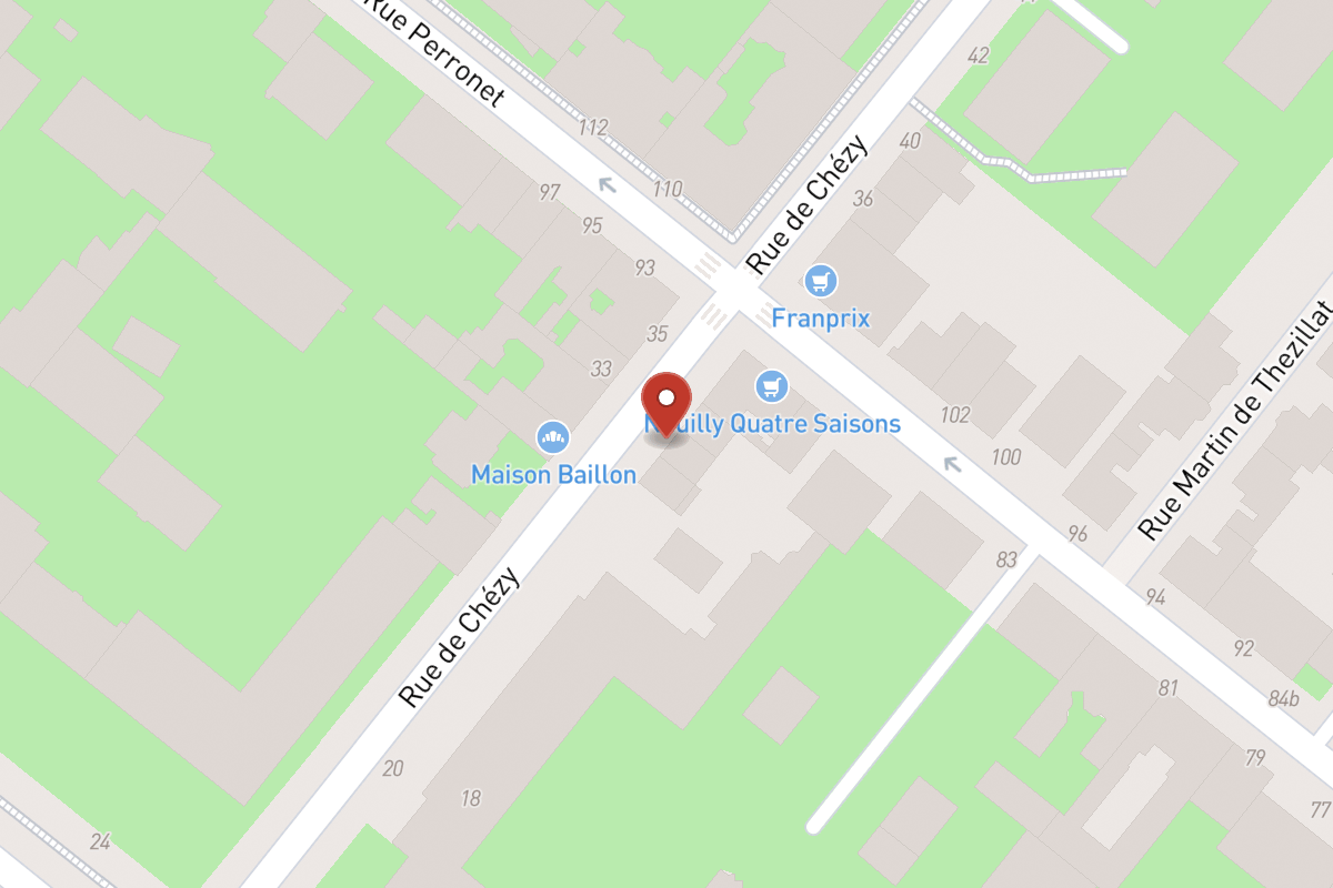 Plan de situation — 28 Rue de Chézy