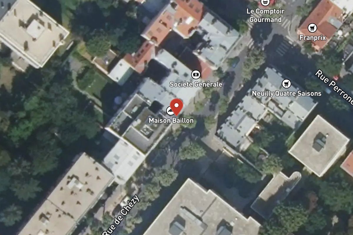Vue satellite — 29 Rue de Chézy
