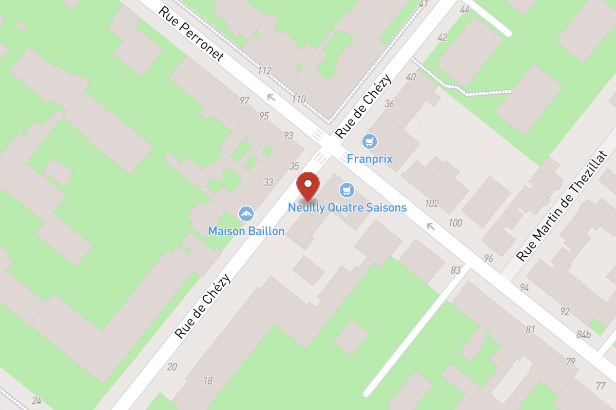 Plan de situation — 30 Rue de Chézy