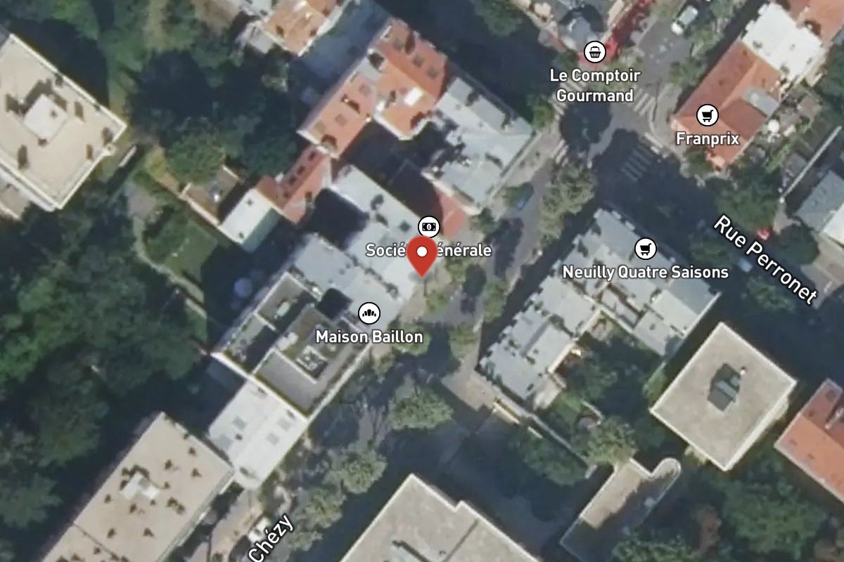 Vue satellite — 31 Rue de Chézy