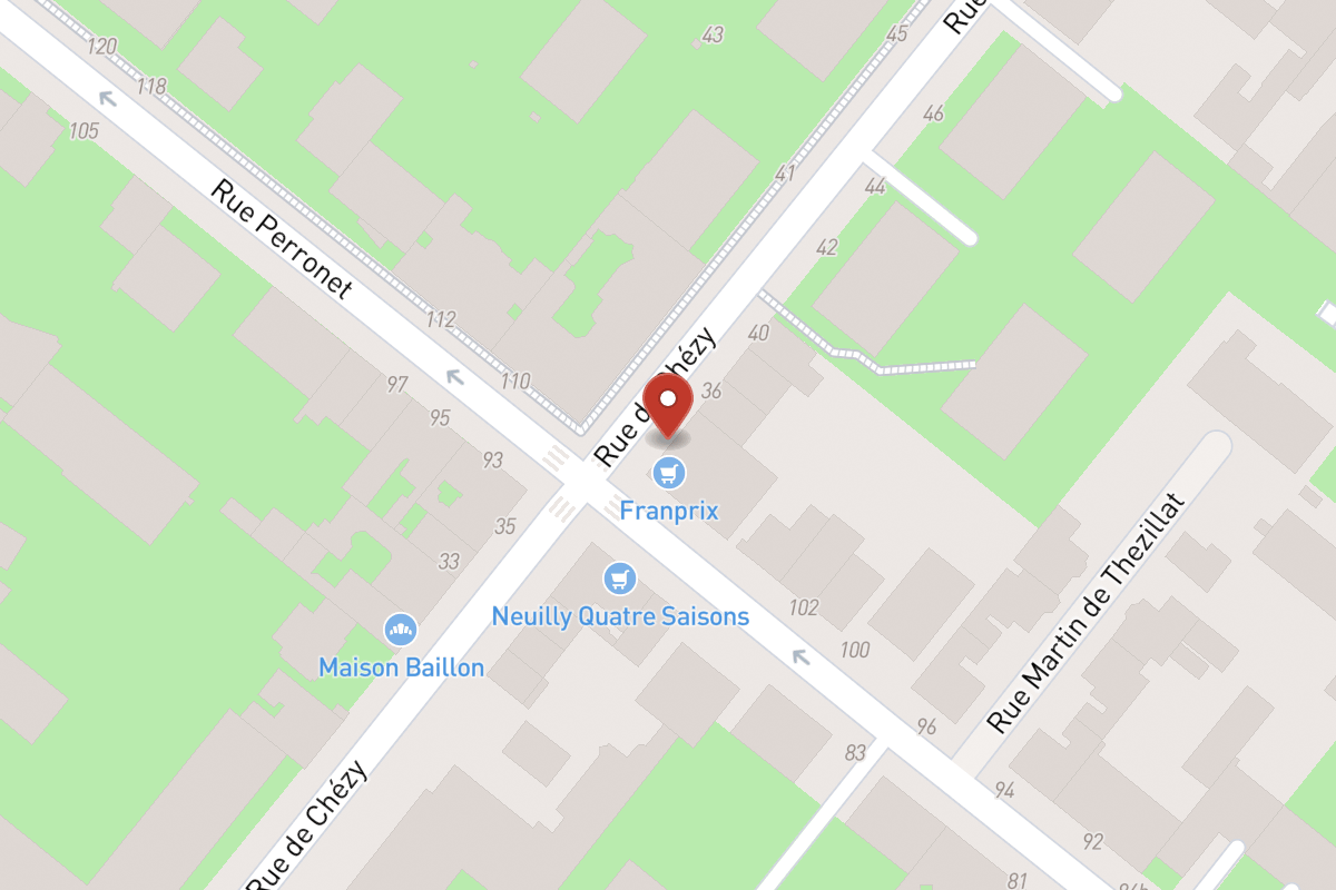 Plan de situation — 34 Rue de Chézy