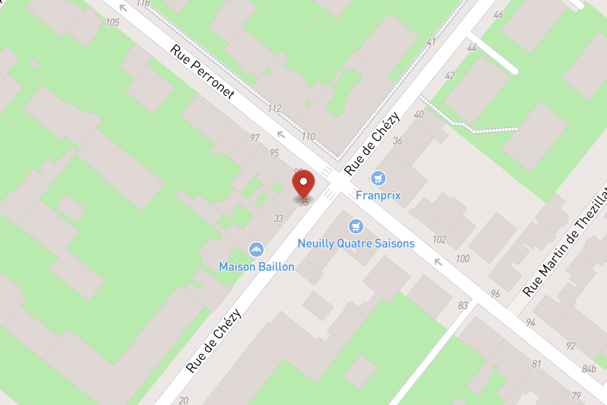 Plan de situation — 35 Rue de Chézy
