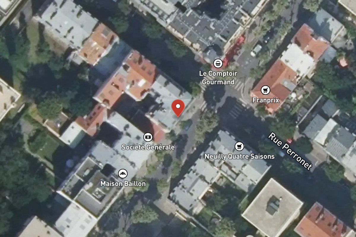 Vue satellite — 35 Rue de Chézy