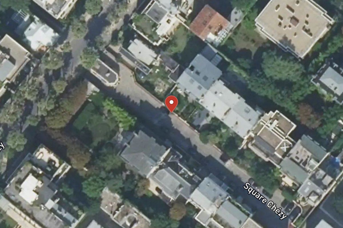Vue satellite — 3 Rue de Chézy