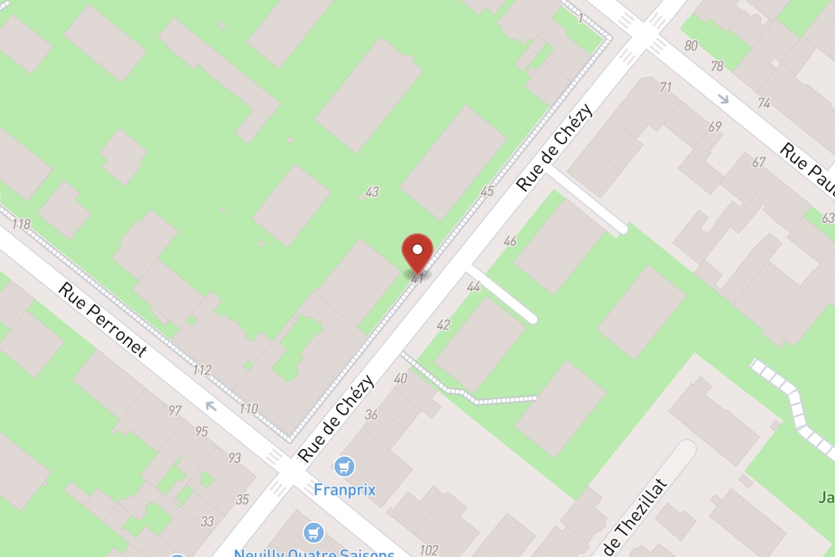 Plan de situation — 41 Rue de Chézy
