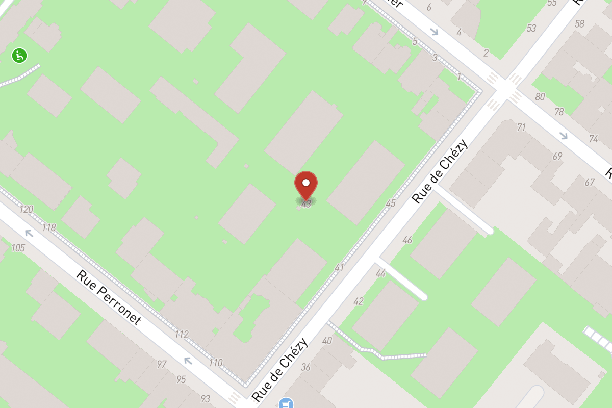 Plan de situation — 43 Rue de Chézy