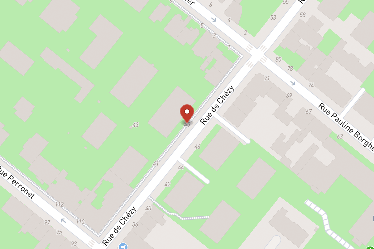 Plan de situation — 45 Rue de Chézy